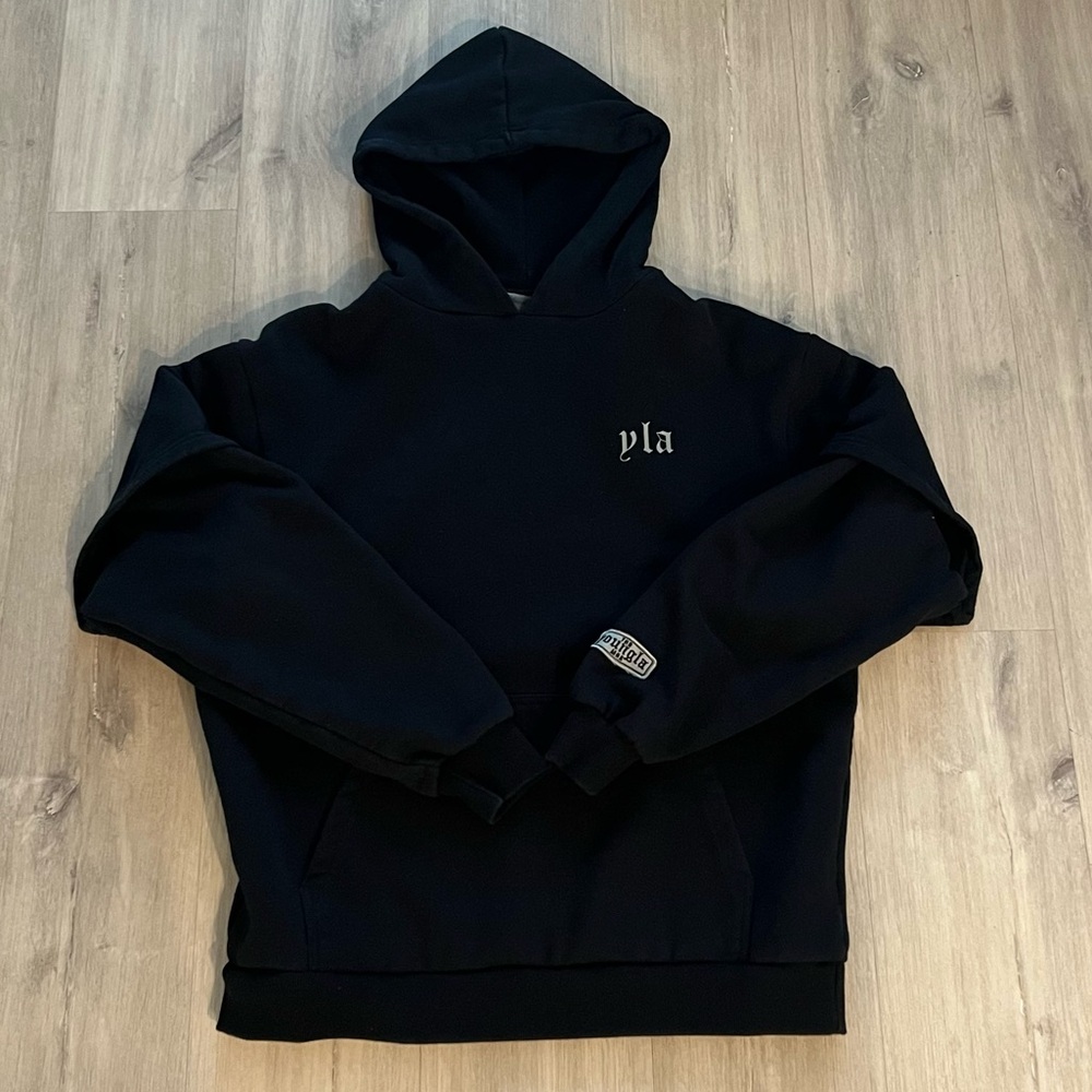 Young LA Black Hoodie Sweater - oversized - XS